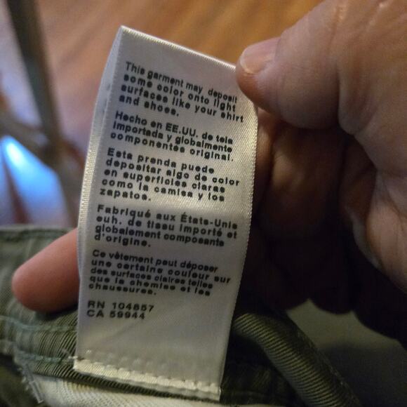 AG Men’s Olive Green Straight Leg Pants Size 32 - Picture 7 of 13